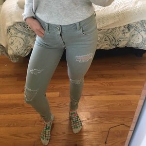 American Eagle light green jeans